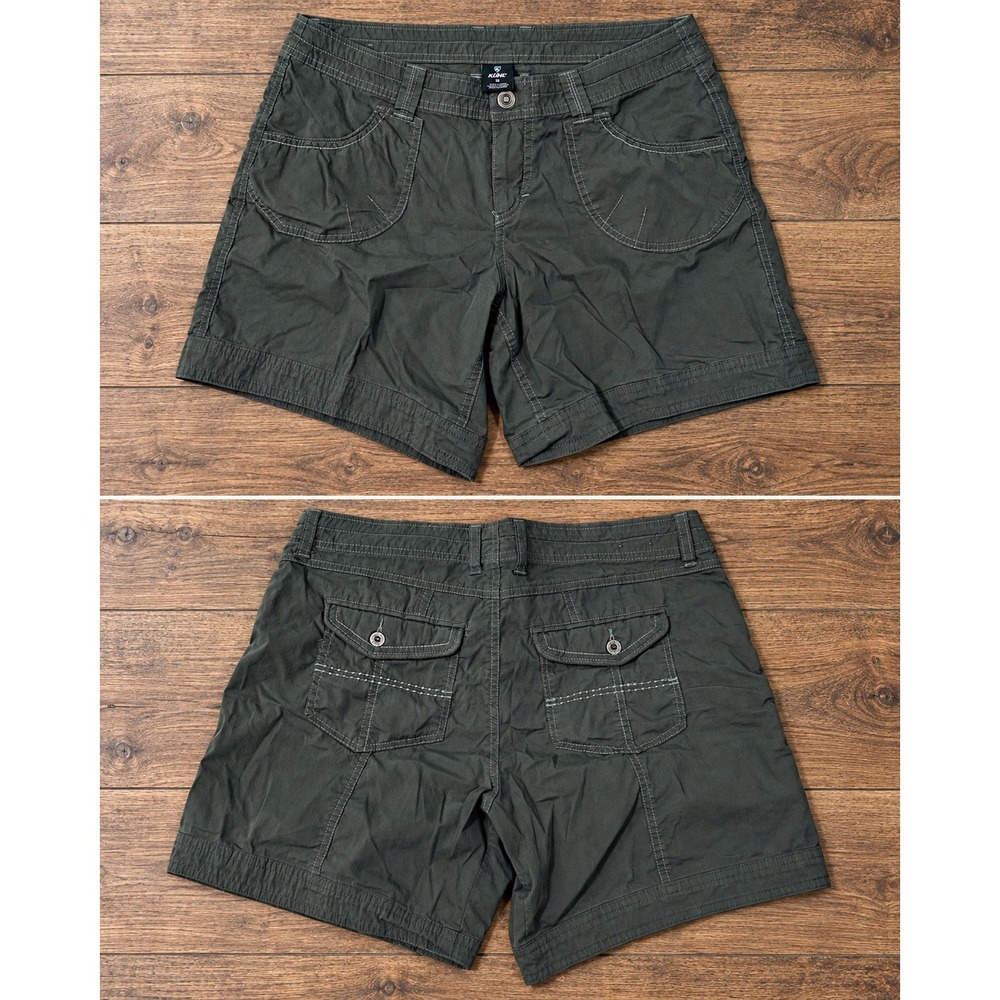Kuhl Cargo Shorts Womens 10 Gray Hiking Outdoor Utility Gorpcore Camping